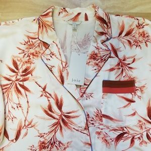 NWT JOIE "Bayley" silk blouse XS
